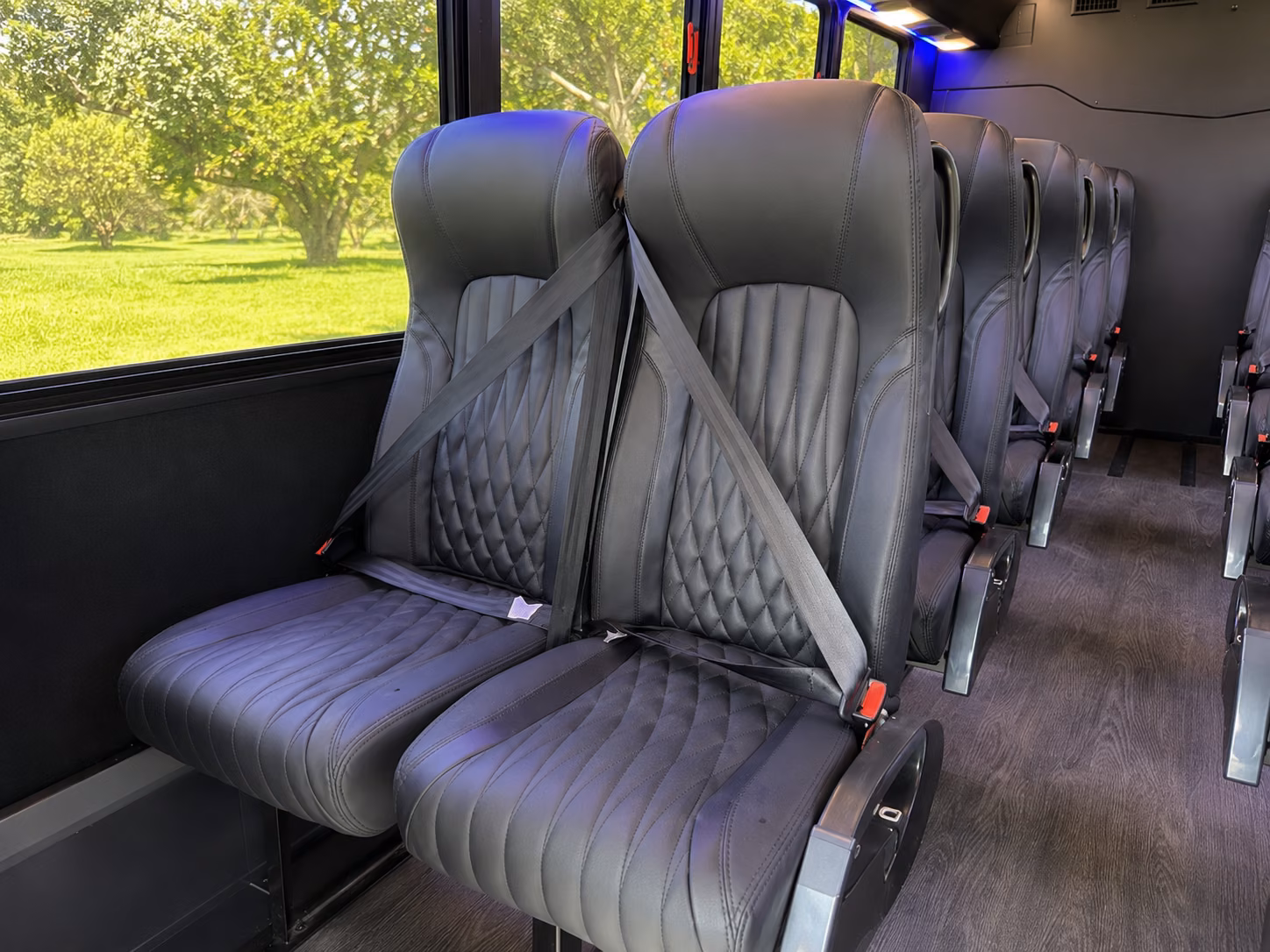 20 passenger minibus inside