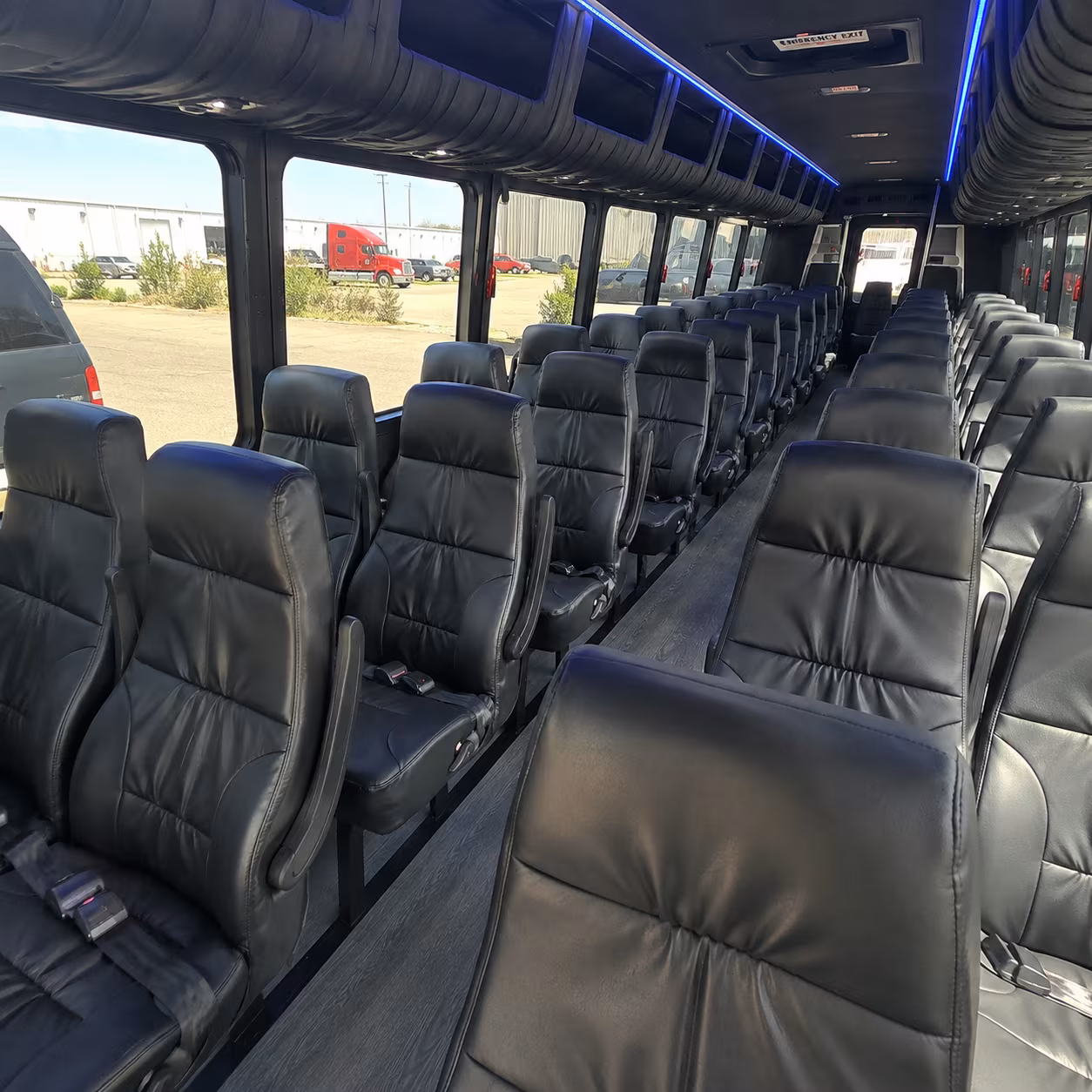 30 passenger minibus inside
