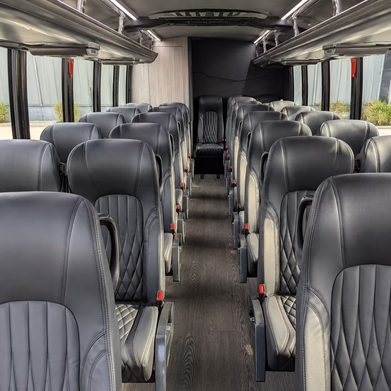 irving 30 passenger minibus interior