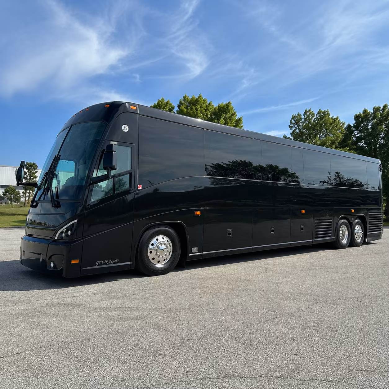 irving 47 passenger charter bus