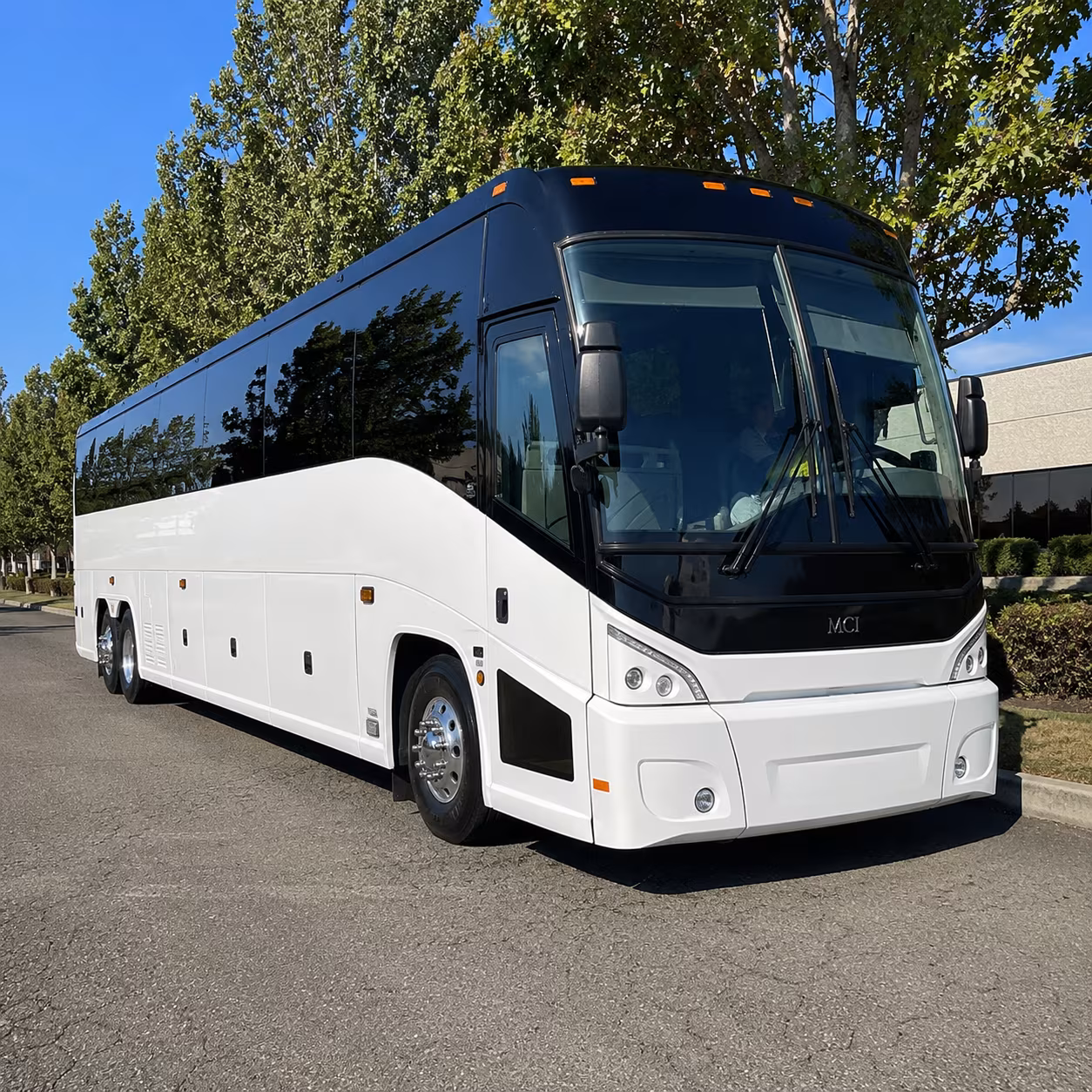 irving 50 passenger charter bus