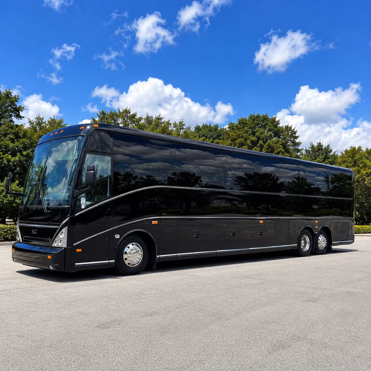 irving corporate charter bus rental