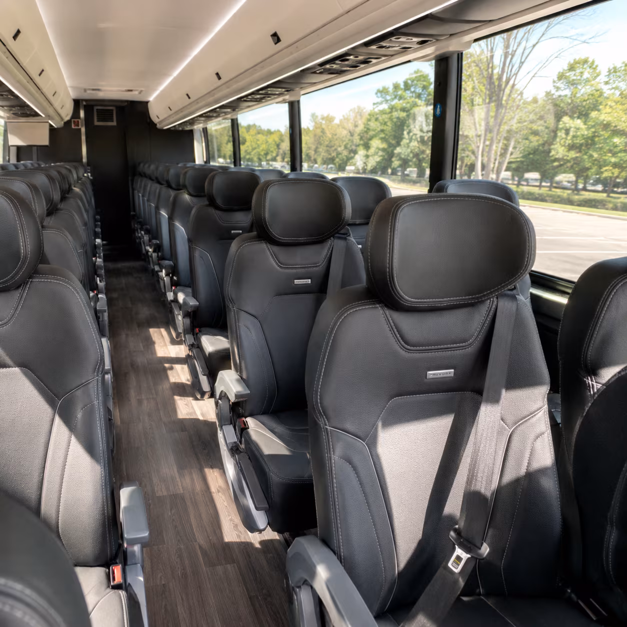 irving field trip transportation onboard seating