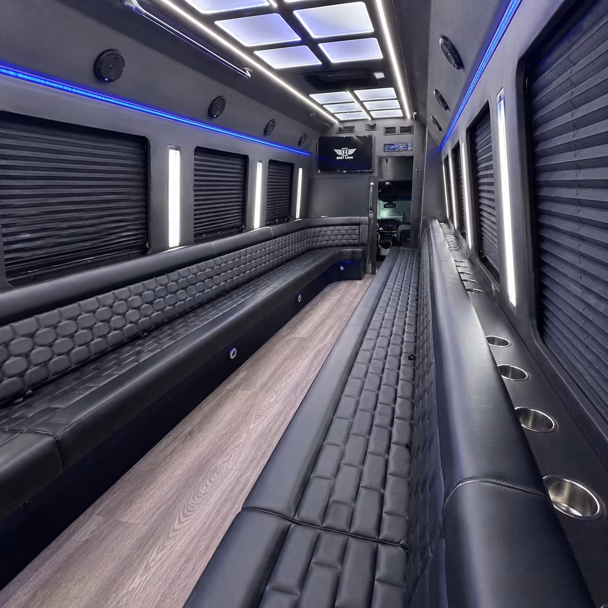 irving party bus inside