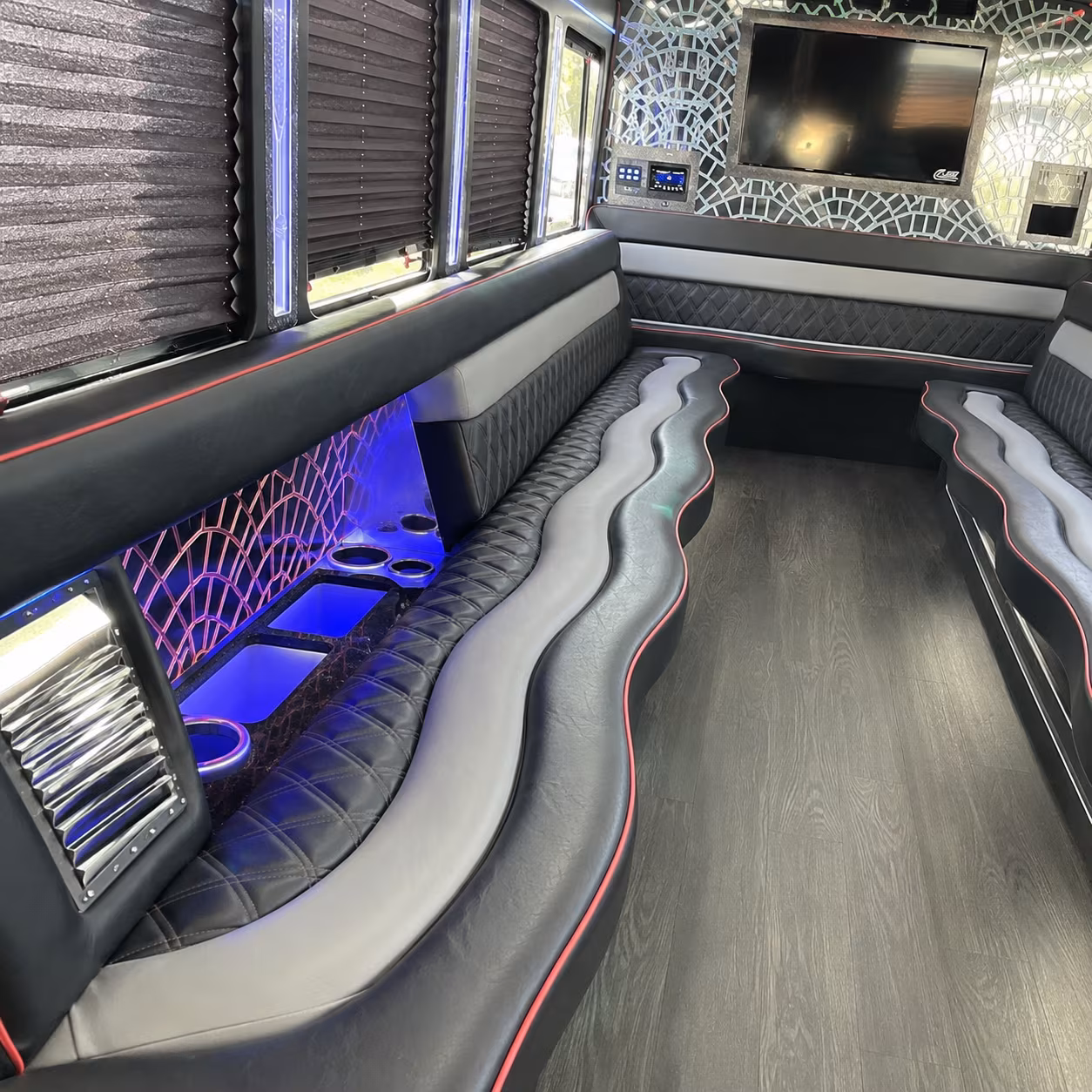 irving toyota music factory party bus rental