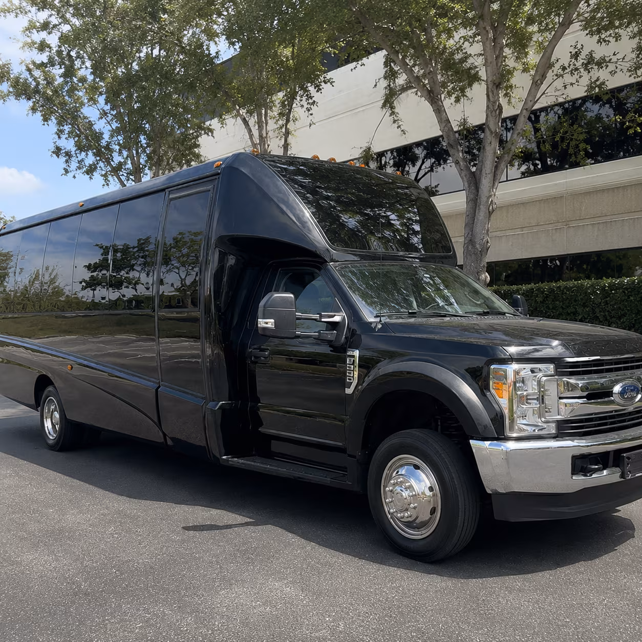 party buses for birthday nights out at toyota music factory