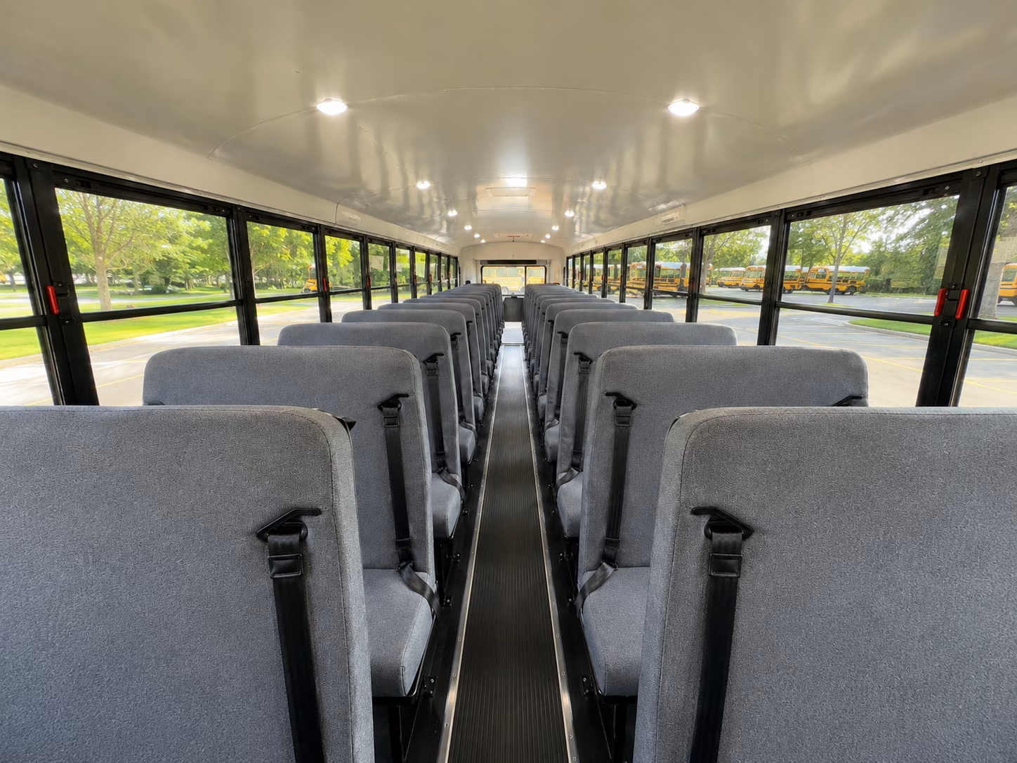 school bus interior