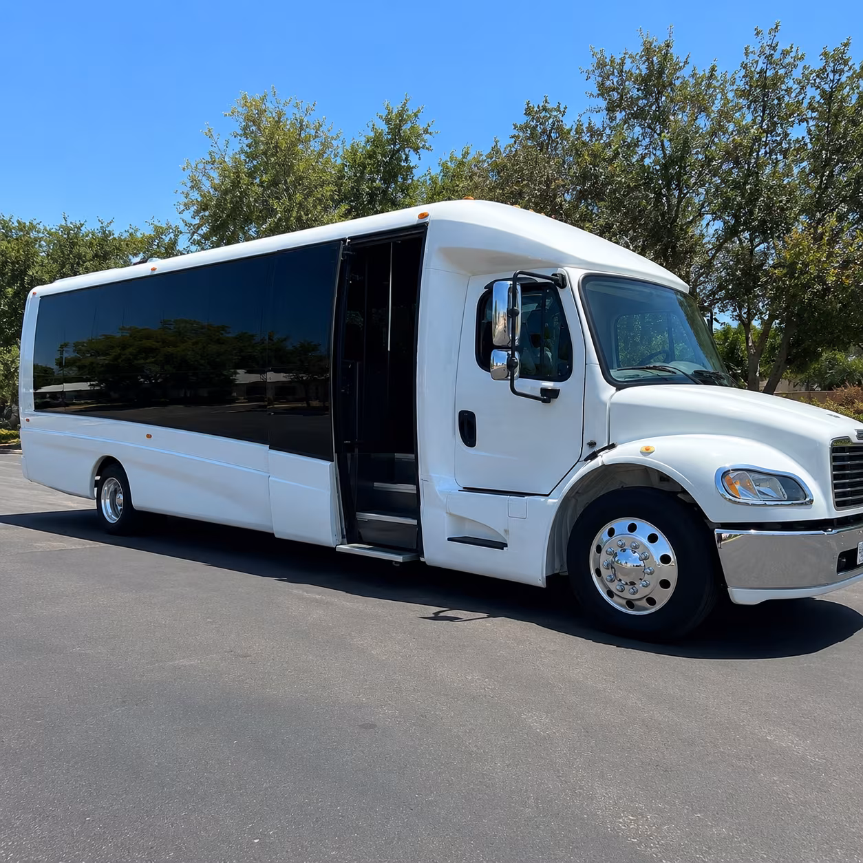 shuttle buses for weekly worship services in irving